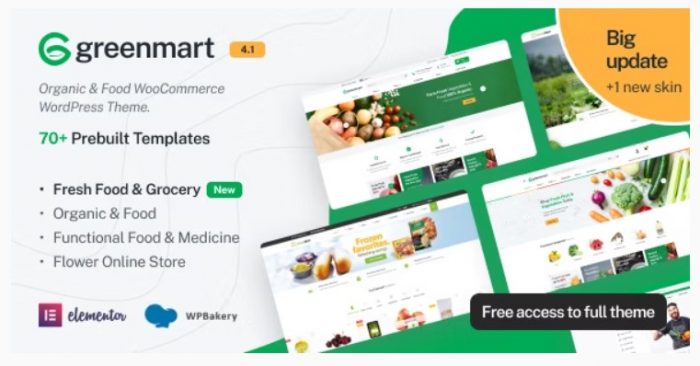 GreenMart Theme - 1dollargpltheme