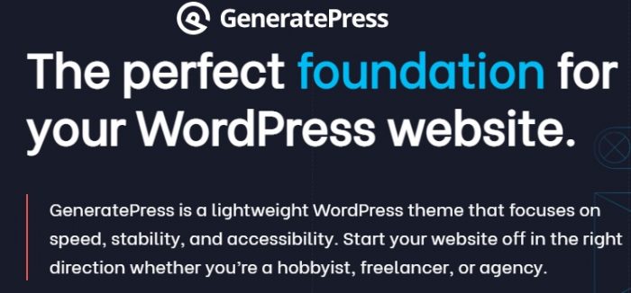 GeneratePress Theme -1dollargpltheme