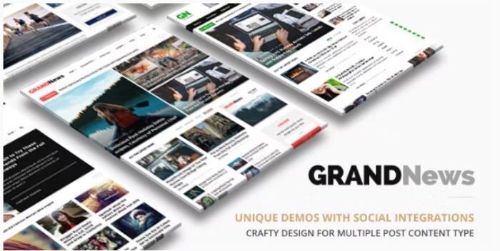 GrandNews Theme - 1dollargpltheme GrandNews Theme - 1dollargpltheme