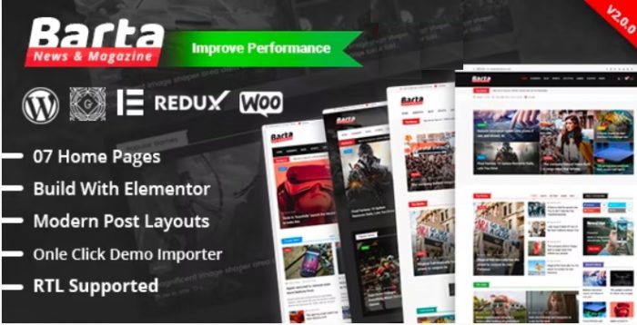 Barta Theme - 1dollargpltheme