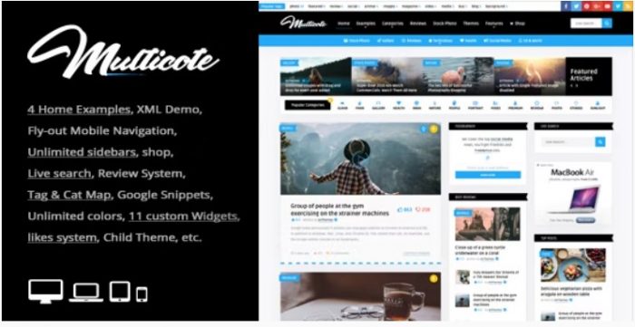 Multicote Theme - 1dollargpltheme